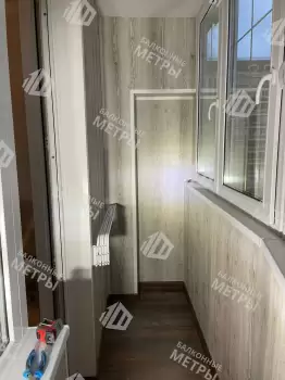 Отделка балкона с утеплением в доме П-44 в Балашихе