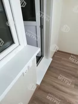 Остекление и отделка эркерной лоджии под ключ Остекление и отделка эркерной лоджии под ключ