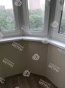 Остекление и отделка эркерной лоджии под ключ Остекление и отделка эркерной лоджии под ключ