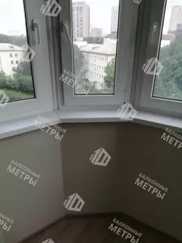 Остекление и отделка эркерной лоджии под ключ Остекление и отделка эркерной лоджии под ключ
