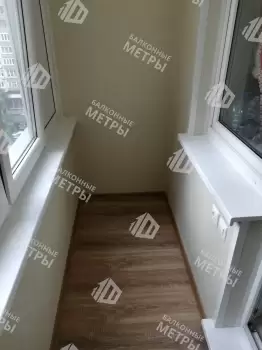 Остекление и отделка эркерной лоджии под ключ Остекление и отделка эркерной лоджии под ключ