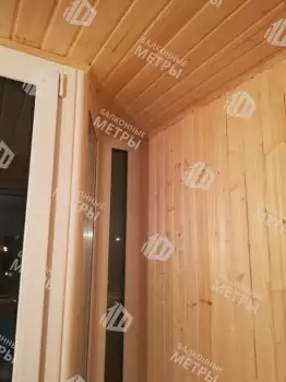 Остекление и отделка балкона Сапожок