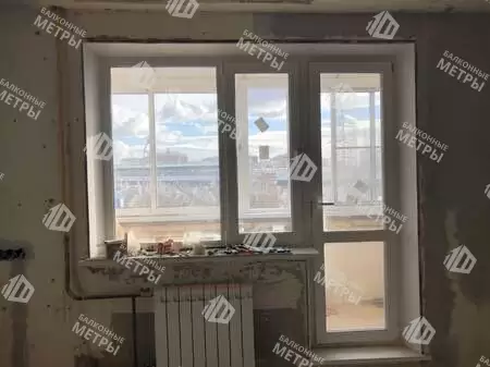 Остекление и отделка двух балконов